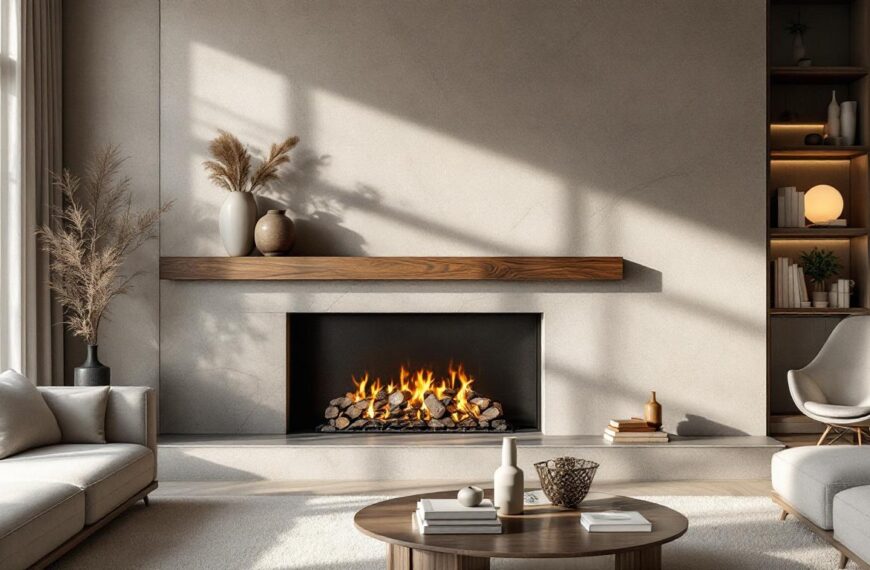 learn creative tips and ideas on how to style an asymmetric fireplace mantle to enhance your living space with a unique and modern touch.