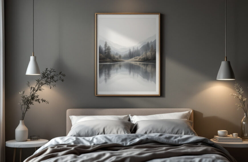 discover the standard height for hanging bedroom wall art to create a balanced and visually appealing space. learn tips for perfect placement and enhancing your room's decor.