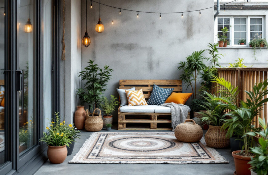 discover budget-friendly ideas to transform your small concrete balcony into a stylish and cozy outdoor space without breaking the bank.