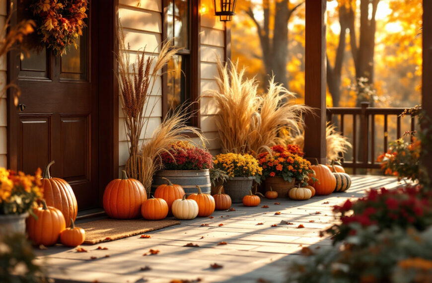 discover the perfect time to start decorating your porch for fall to create a warm and inviting autumn atmosphere.
