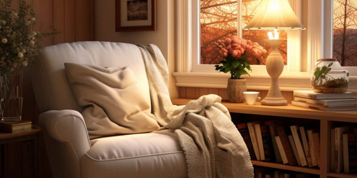 How can you create the perfect cozy reading nook in your home?