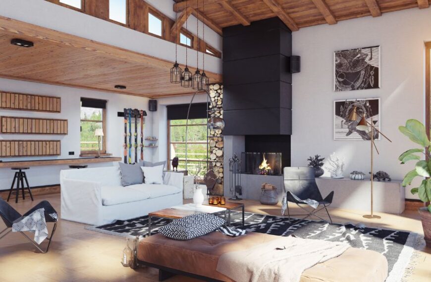 Stylish solutions: How to store your fireplace wood without ruining your home decor