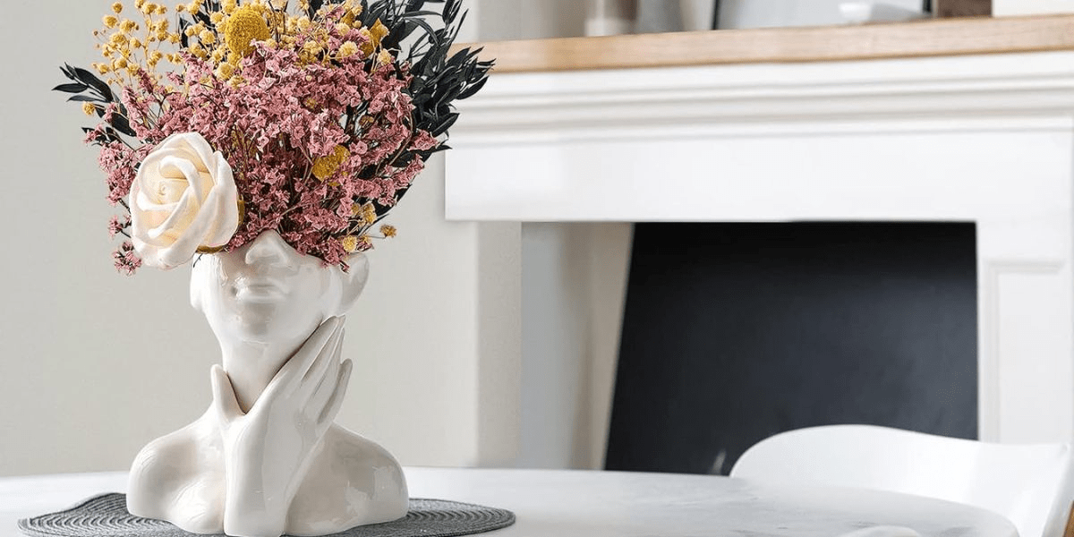 Discover the charm of FJS's iconic ceramic face vases: a must-have for every modern home